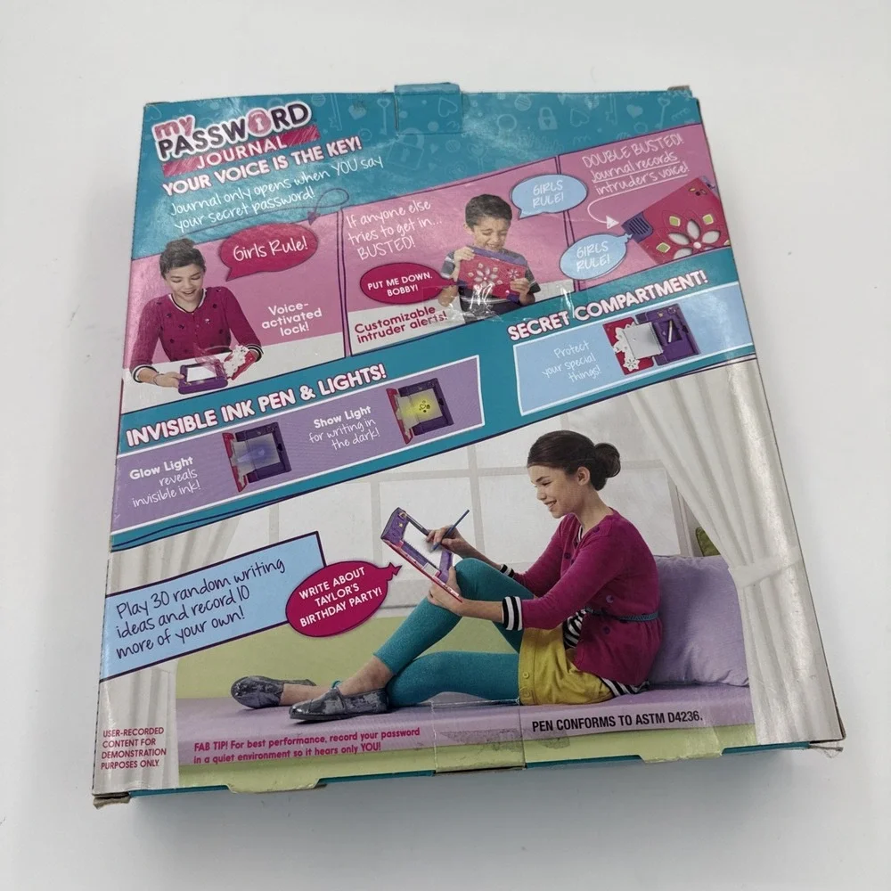My Password Journal by Mattel - Electronic Voice Activated Diary 2014 *TESTED*